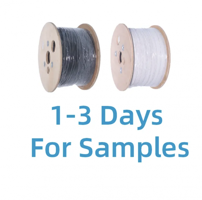 CABLO DROP di fibra ottica in acciaio nero/bianco o FRP 2