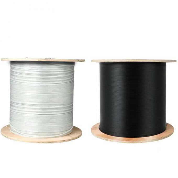 CABLO DROP di fibra ottica in acciaio nero/bianco o FRP 6