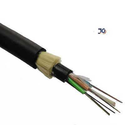 Qualità  Double Jacket ADSS Fiber Optic Cable 24 96 Core G652D Single Mode HDPE All Dielectric Self Supporting Aerial fabbrica
