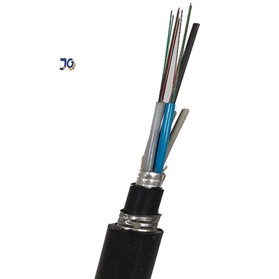24 Core GYTA53 Double Armored Sheath Outdoor Single Mode Armored Fiber Optic Cable For Direct Burial