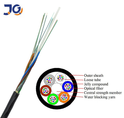 Optical Fiber Cable  Air blown Micro Fiber Cable  GCYFY 12 24 48 96 144 Cores Optical Fiber