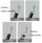 Outdoor G652D GYTZA Single Mode 4c 12c 36c 72c 96c Flame Retardant Optical Fiber Cable