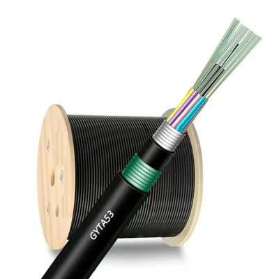Outdoor Underwater GYTA33 GYTA53 submarine fiber optical cable price per meter 12 24 48 Core Direct Buried Optical Fiber
