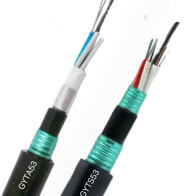 Outdoor Underwater GYTA33 GYTA53 submarine fiber optical cable price per meter 12 24 48 Core Direct Buried Optical Fiber