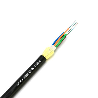 12 24 32 48 72 96 144 Core Outdoor Fiber Optic Cable ADSS Cable Span 150 100 200M