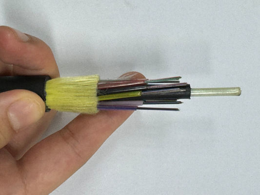 12 24 32 48 72 96 144 Core Outdoor Fiber Optic Cable ADSS Cable Span 150 100 200M