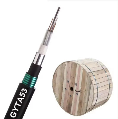 High Quality Outdoor Armored GYTA53 144 Core Single Mode Multimode Underground Fiber Optic Cable