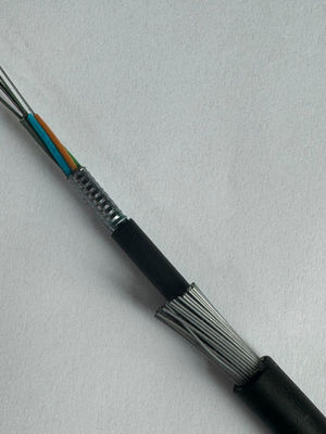 Underwater Fiber Optic 4-144 Core Submarine Cable Single Mode Direct Buried GYTA33 Multimode Compression Resistant Cable