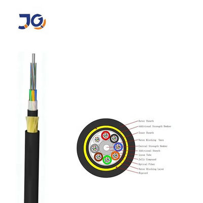 All Dielectric Self-supporting Aerial ADSS Cable 96 Core G652d Outdoor Non Armored Double Jacket Optical Fiber