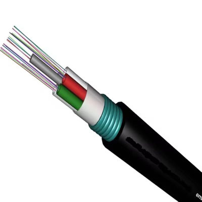 Outdoor 72 96 144 216 288 Core Steel Armor Fiber Optic Cable Non-self Supporting Aerial GYTS GYTA