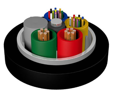 2Core 4Core 6Core 8Core 24Core GDTA GDTS Hot Sale Outdoor Optical Fiber Cable  For Access Network With Copper Wire