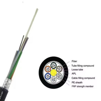 48 60 72 96 Core Single Mode Armored GYFTA Fiber Optic Cable With Reinforced Core For FTTH Network Equipment Use