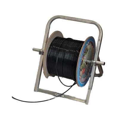 Foldable Optical Fiber Cable Patch Cord Drop Rack Cable Laying Tool Cable Reel Wire Guiding Rack for Monitoring Construction