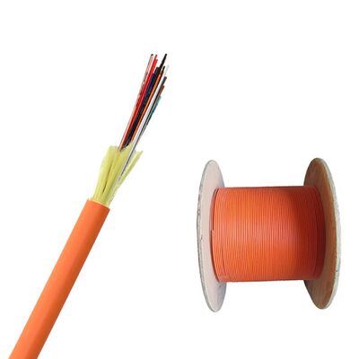 Qualità  GJFJV Multi Mode 6 12 24 Core High Performance Tight Buffered Indoor Optical Cable fabbrica