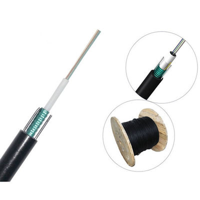 24 Aerial Armoured Gyxtw G652d 12 Core Fiber Optic Cable