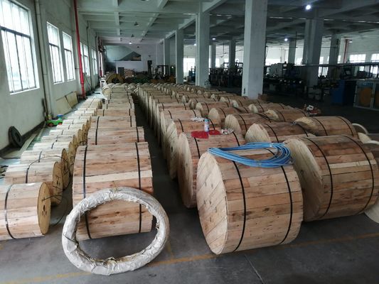 24 Aerial Armoured Gyxtw G652d 12 Core Fiber Optic Cable