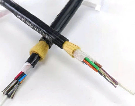 12 24 32 48 72 96 144 Core Outdoor Fiber Optic Cable ADSS Cable Span 150 100 200M