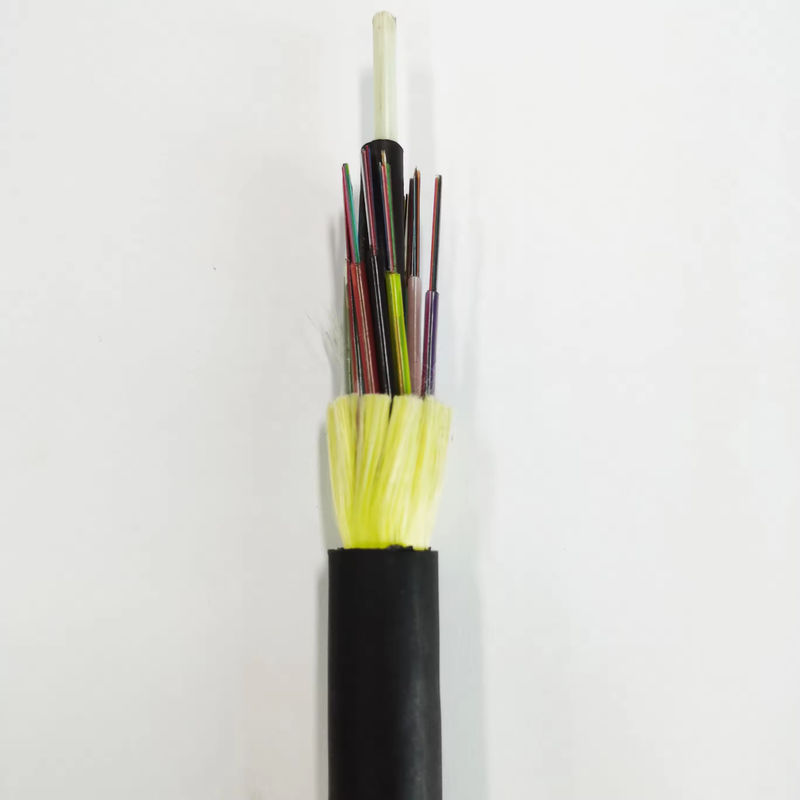 12 Core ADSS Outdoor All Dielectric Aerial Cable Optical Fiber Cable