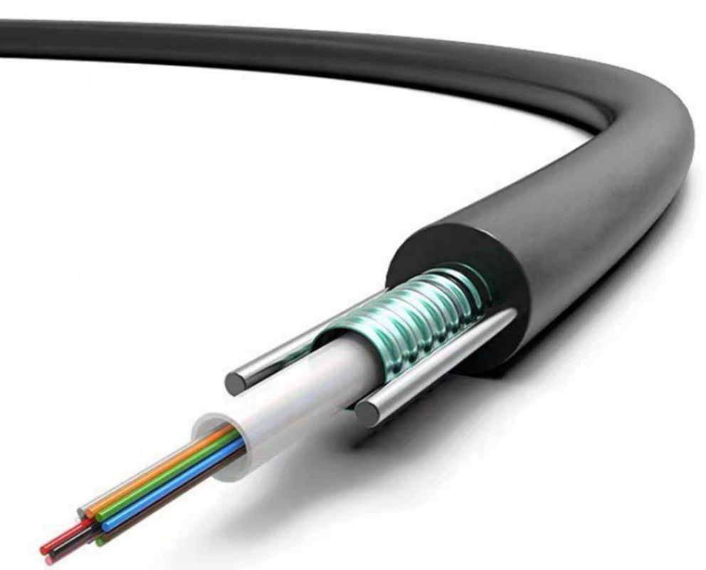 Outdoor GYXTW MM OM3 12 Core Fiber Optic Cable