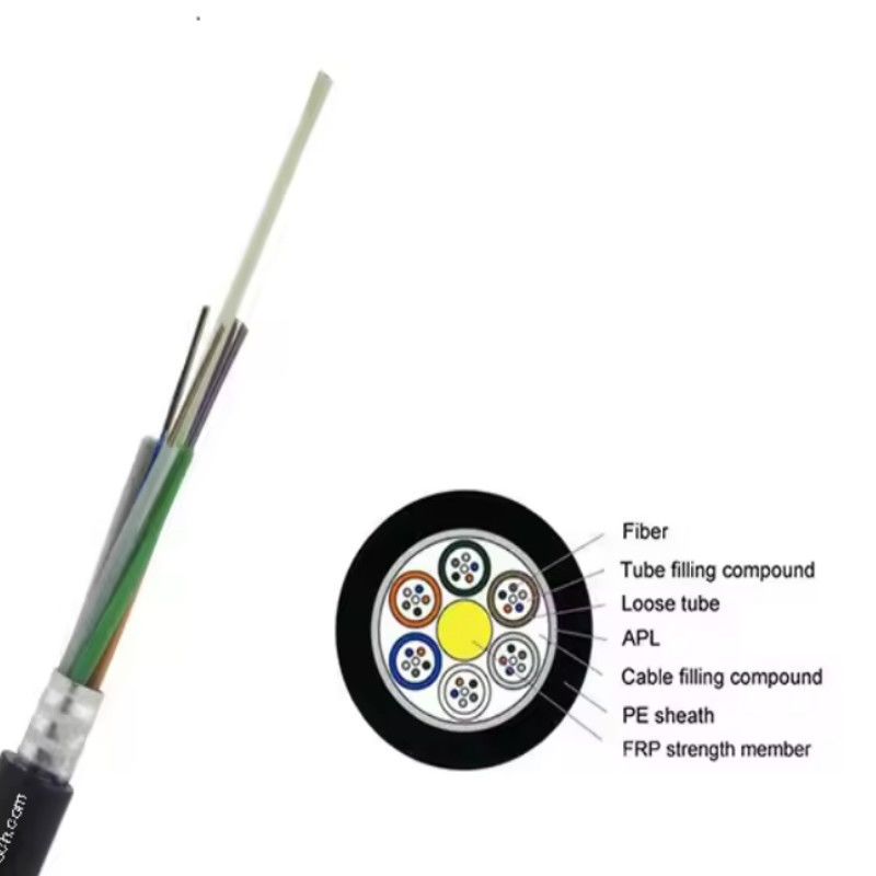 48 60 72 96 Core Single Mode Armored GYFTA Fiber Optic Cable With Reinforced Core For FTTH Network Equipment Use