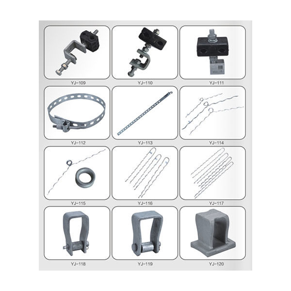 Preformed Guy Grip Aluminum Alloy Steel 70KN for 6-15mm Cable