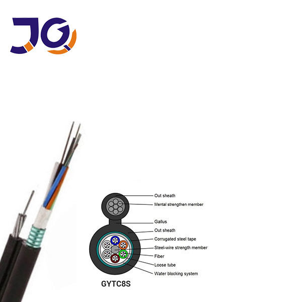 Competitive Price Self Supporting Aerial  GYTC8S GYXTC8Y GYXTC8S 12 24 48 96 144 Core Overhead Optical Fiber Cable
