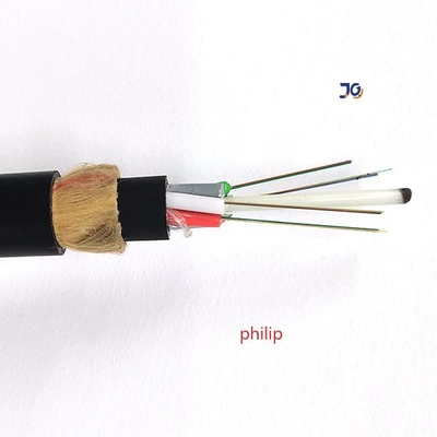 Nessun cavo in fibra ottica per esterni ADSS in metallo HDPE rivestito con filato aramidico