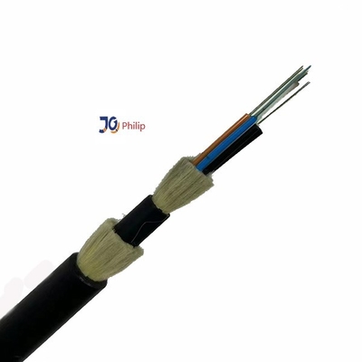 Nessun cavo in fibra ottica ADSS con nucleo singolo rivestimento doppio rivestimento in metallo con HDPE