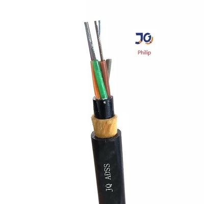Nessun cavo in fibra ottica ADSS con rivestimento doppio/singolo in metallo con filato aramidico