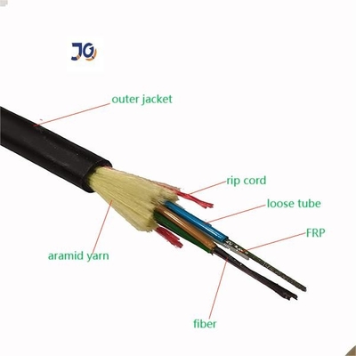 Cavo a fibre ottiche di singolo modo ADSS di forza del filato di Aramid