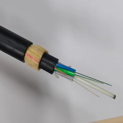 Cavo a fibre ottiche del rivestimento ADSS di singolo modo di forza del filato di Aramid singolo