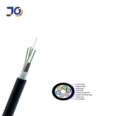 12 24 48 cavo a fibre ottiche non corazzato all'aperto GYFTY GYFXY del cavo a fibre ottiche della condotta dei 96 centri
