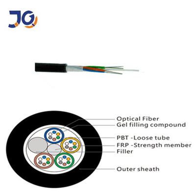 Cavo in fibra ottica per esterni a 144 fibre GYFTY GYTY multi-modo a tubi lenti per telecomunicazioni