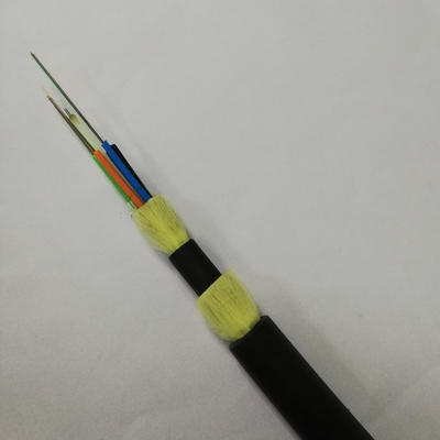 Il centro aereo 8 12 del cavo a fibre ottiche 6 della portata 50m ADSS 24 cavi a fibre ottiche all'aperto dei 48 centri