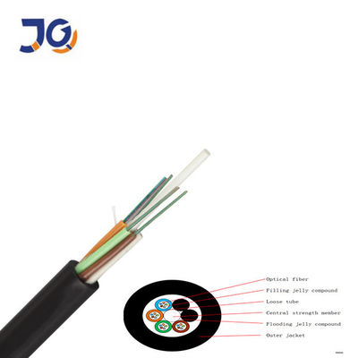 G652D a fibra ottica 24 48 96 cavo a fibre ottiche sotterraneo ottico del tubo del cavo GYFTY del centro