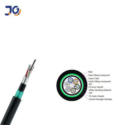 La metropolitana ignifuga dell'HDPE GYTA53 di LSZH GYZTA53 direttamente ha sepolto il cavo a fibre ottiche 4 i 8 12 24 48 96 centri