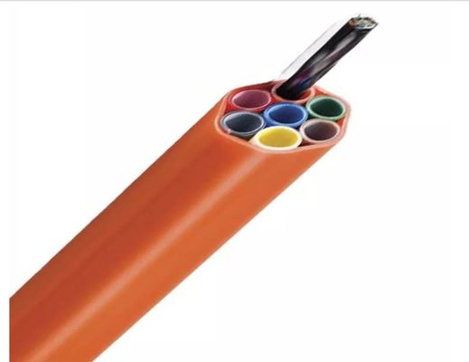 Cavo a fibre ottiche saltato GCYFTY 24 della micro aria della condotta dell'HDPE il centro 48 72 144