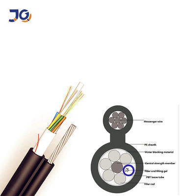 Figura aerea autosufficiente 8 cavo a fibre ottiche del centro di GYTC8Y GYTC8S 24/48/96