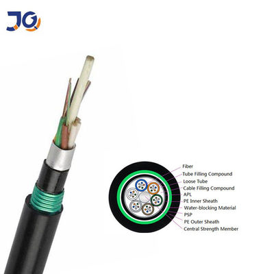 12 16 24 48 cavo a fibra ottica GYTA53 Inserimento diretto doppio involucro e cavo a fibra ottica esterno blindato
