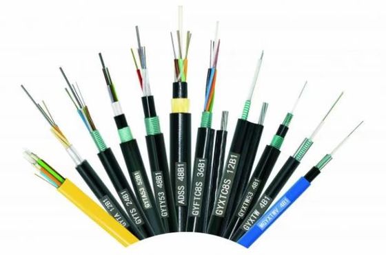 G652d fibra ottica single mode adss span50 tkf 12 24 48 72 96 144 288 cavo a fibra ottica di base