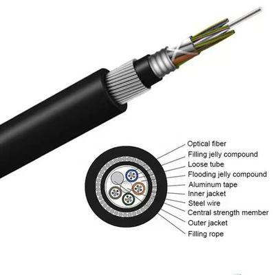 GYTA33 Cable blindato a fibra ottica sottomarino 48 96 144 Core Comunicazione a lunga distanza