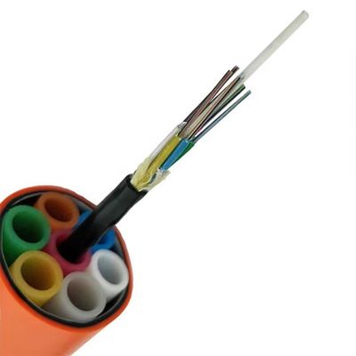 GCYFY Microduct all'aperto Single Mode 6 12 24 Core Air Blown Fiber Optical Cable