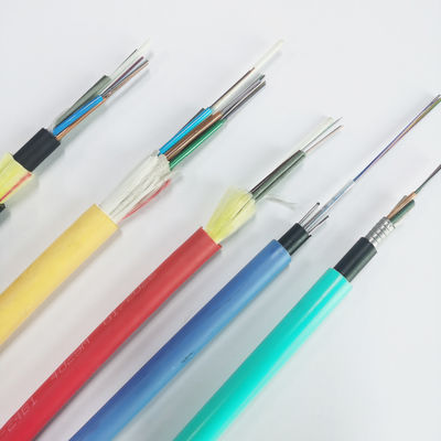 Cavo a fibra ottica blindato per miniere di carbone 12 24 48 96 144 Core LSZH Jacketed Fireproof Optical Fiber Mining Cable