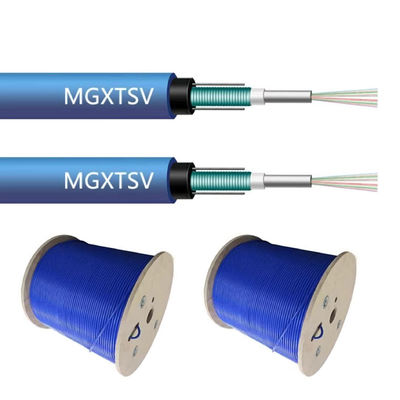 MGXSTV Retardante di fiamma Cavo in fibra blindato LSZH Blu G652D 6 12 24 48 core Cavo in fibra ottica miniera
