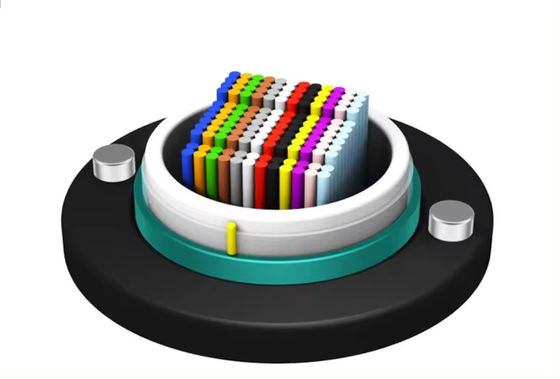 Overhead 652D 288 core HDPE Giacca esterna Nastro in fibra ottica Cable Multi Tube Gel-filled Outdoor Fiber Optic Cable