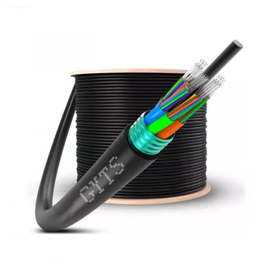 Cavo in fibra ottica monomodale GYTS corazzato per esterno, interramento diretto, 12/24/48/96 fibre