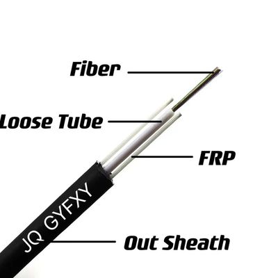 Cavo in fibra ottica per esterni GYFXY tubo centrale a sfusi non metallico non blindato