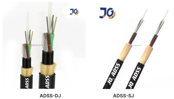 2 24 32 48 72 96 144 Core Single/Double Sheath ADSS aereo esterno Cavo in fibra ottica per spam aereo 150 100 200m