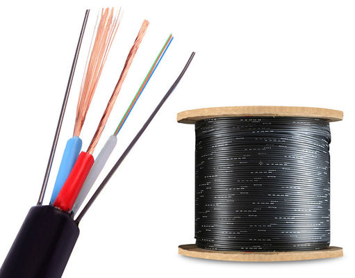 Cavo in fibra composita OEM Cable in fibra ottica esterna personalizzata + cavo di alimentazione 4 8 12 24 Core Cablo di fibra ottica di alimentazione ibrida