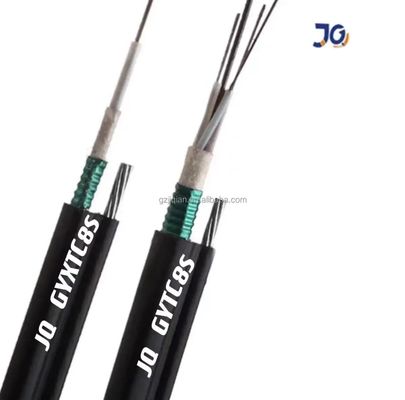 Jiqian overhead all'aperto 48 core fig 8 cavo di fibra ottica auto-supporto figura corazzata 8 cavo di fibra ottica GYTC8S